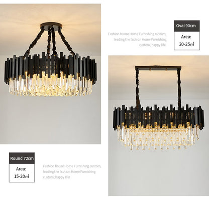 Elegance Noir Chandelier