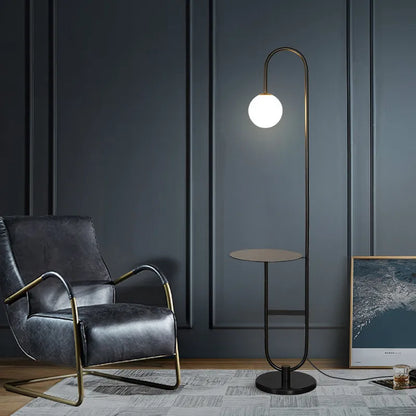 Modern Floor Lamp With Round Table