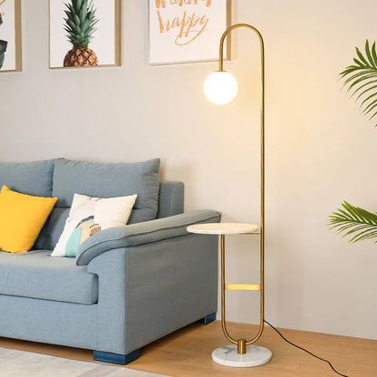 Modern Floor Lamp With Round Table