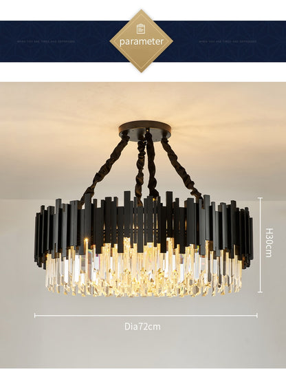 Elegance Noir Chandelier