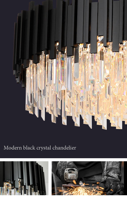 Elegance Noir Chandelier