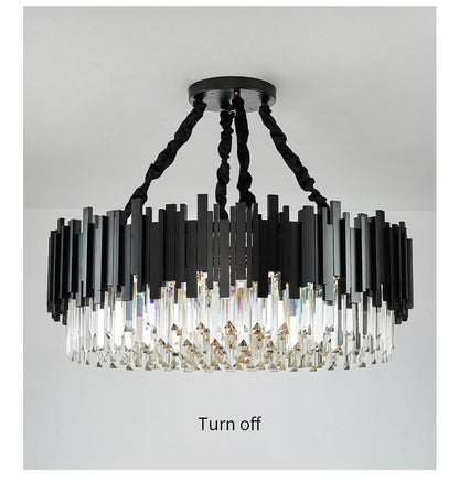 Elegance Noir Chandelier