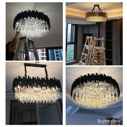 Elegance Noir Chandelier