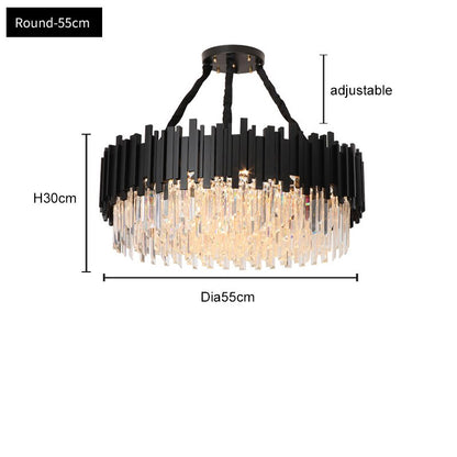 Elegance Noir Chandelier