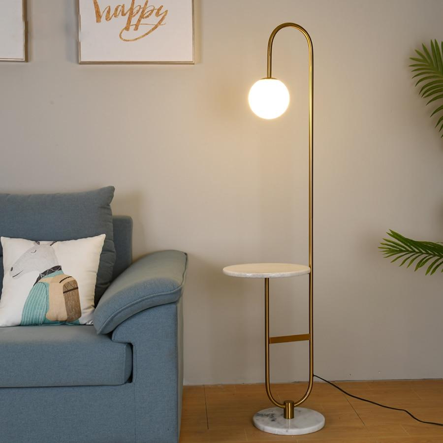 Modern Floor Lamp With Round Table