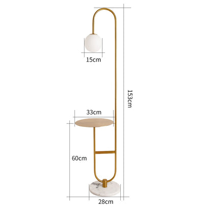 Modern Floor Lamp With Round Table