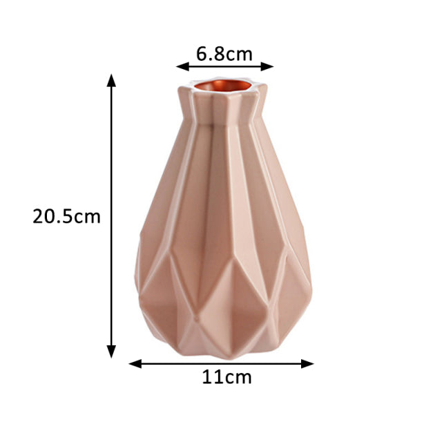 Origami Plastic Vase