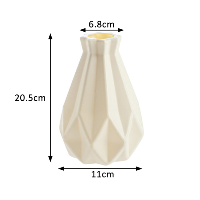 Origami Plastic Vase